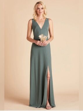 Birdy Grey Crepe Dress in Sea Glass Green